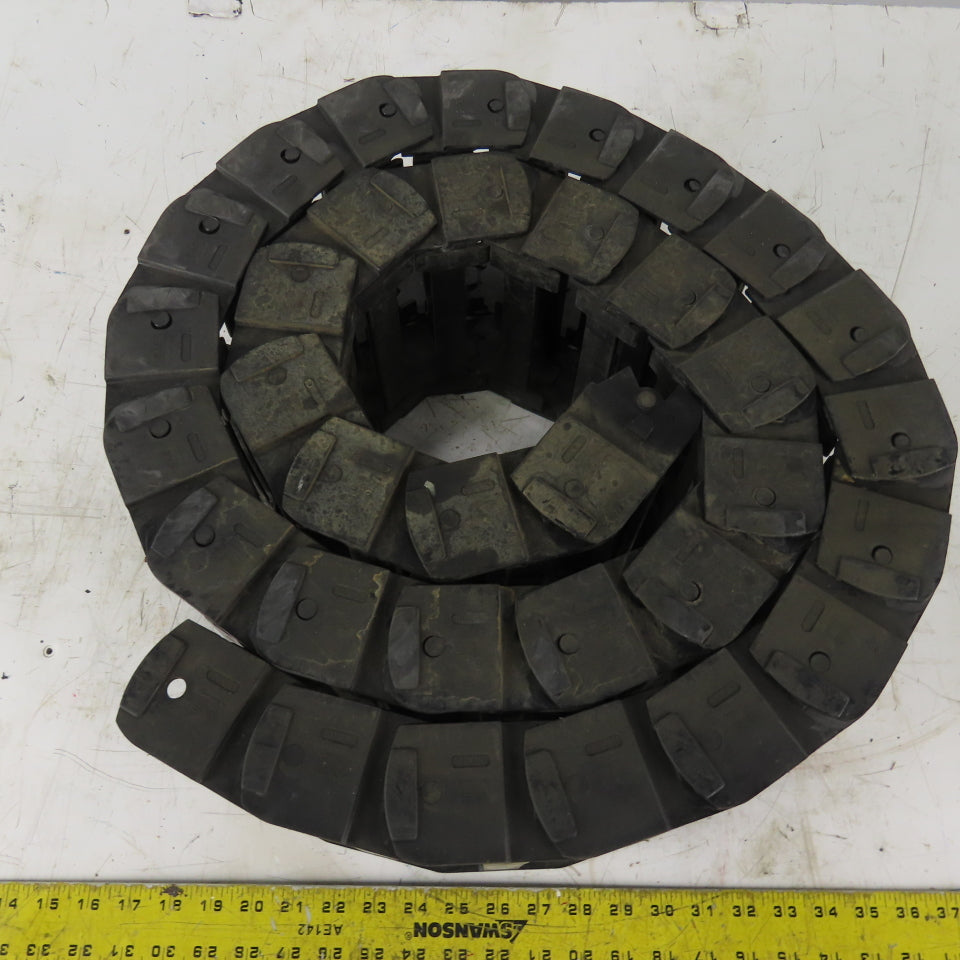 Igus 91" Long Cable Carrier Energy Chain W/Ends 6-7/8" x 1-3/4" ID