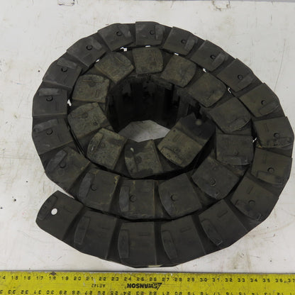 Igus 91" Long Cable Carrier Energy Chain W/Ends 6-7/8" x 1-3/4" ID