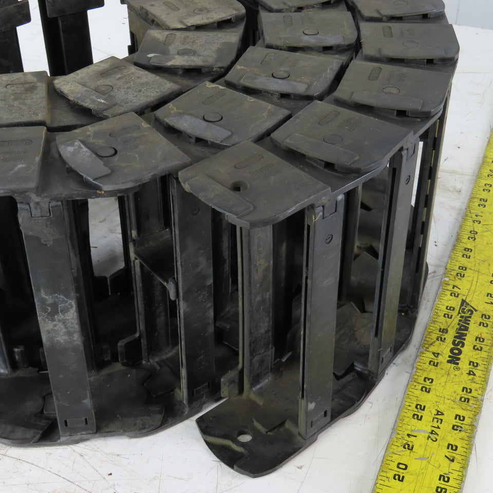 Igus 91" Long Cable Carrier Energy Chain W/Ends 6-7/8" x 1-3/4" ID