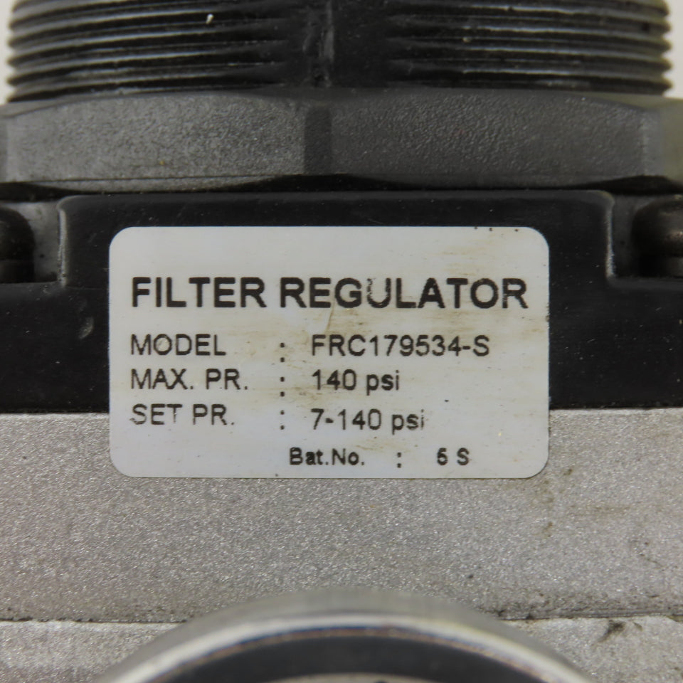 Jupiter Pneumatics FRC179534-S 1" NPT Compressed Air Filter Regulator 7-140PSI