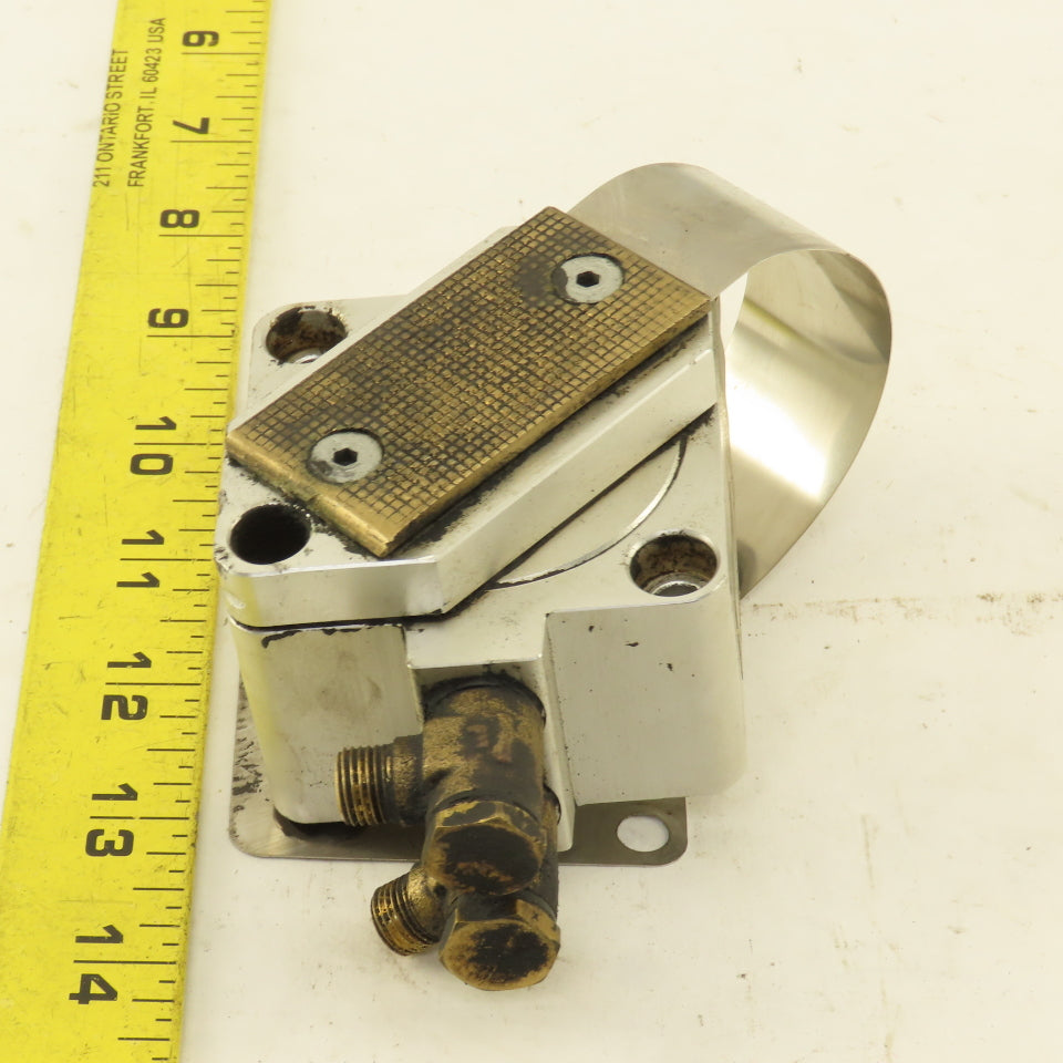 PWB 1607 50mm Bore 10mm Stroke Grounded Serrated Hold Down Gripper
