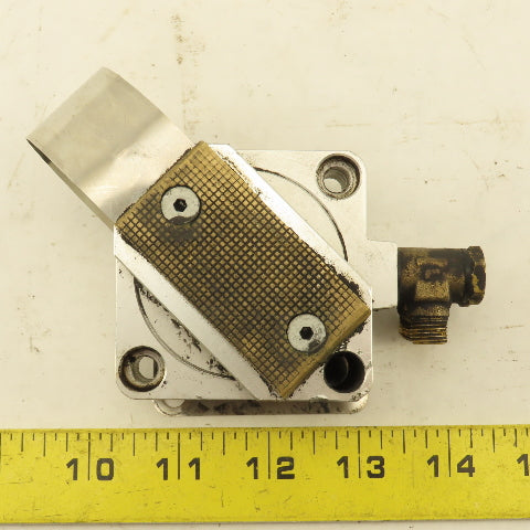 PWB 1607 50mm Bore 10mm Stroke Grounded Serrated Hold Down Gripper