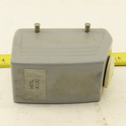Weidmuller 182669 500V 16 Pin Male Connector Angle Side Entry Hood Assembly