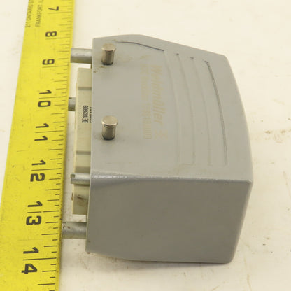 Weidmuller 182669 500V 16 Pin Male Connector Angle Side Entry Hood Assembly