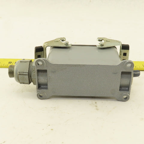 ILME 500V 16 Pin Female Connector Side Entry Hood End Terminal Assembly