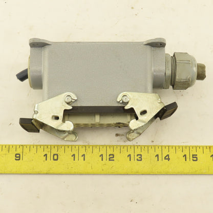 ILME 500V 16 Pin Female Connector Side Entry Hood End Terminal Assembly