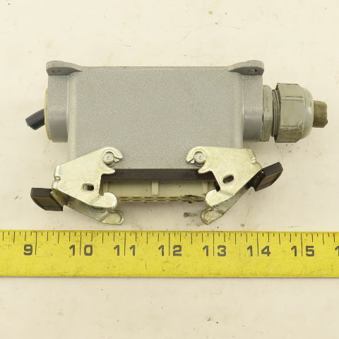 ILME 500V 16 Pin Female Connector Side Entry Hood End Terminal Assembly