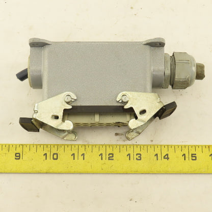 ILME 500V 16 Pin Female Connector Side Entry Hood End Terminal Assembly