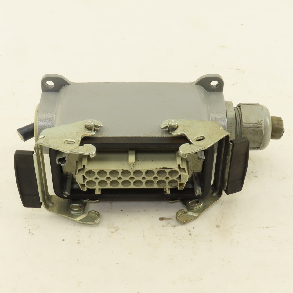 ILME 500V 16 Pin Female Connector Side Entry Hood End Terminal Assembly