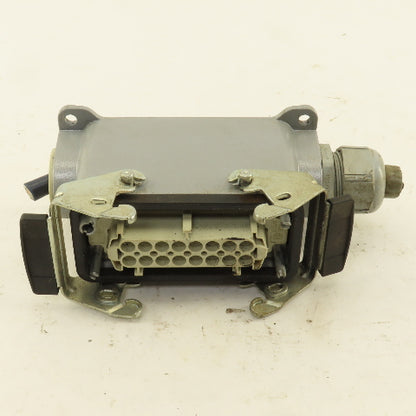 ILME 500V 16 Pin Female Connector Side Entry Hood End Terminal Assembly