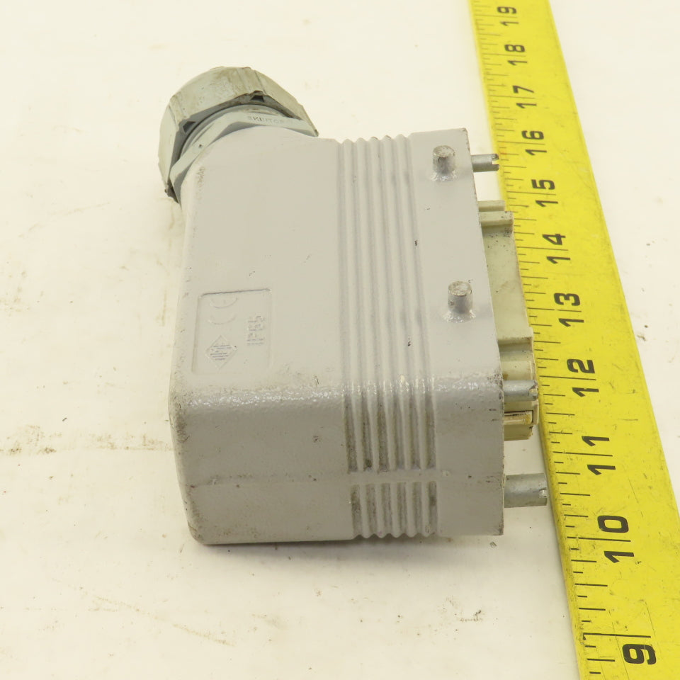ILME 500V 16 Pin Female Connector Angle Side Entry Hood  Assembly