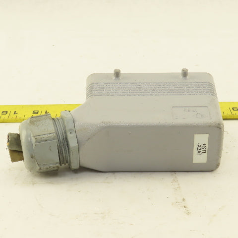 ILME 500V 16 Pin Female Connector Angle Side Entry Hood  Assembly
