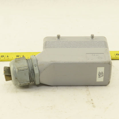 ILME 500V 16 Pin Female Connector Angle Side Entry Hood  Assembly