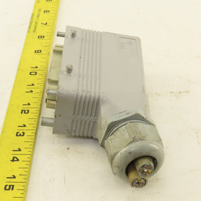 ILME 500V 16 Pin Female Connector Angle Side Entry Hood  Assembly