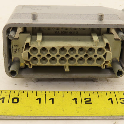 ILME 500V 16 Pin Female Connector Angle Side Entry Hood  Assembly