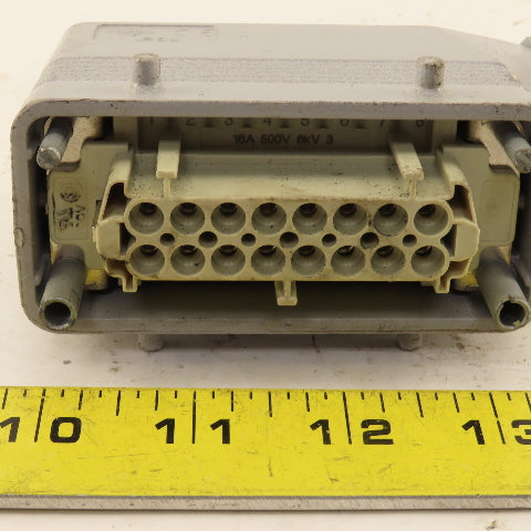 ILME 500V 16 Pin Female Connector Angle Side Entry Hood  Assembly