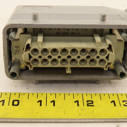 ILME 500V 16 Pin Female Connector Angle Side Entry Hood  Assembly