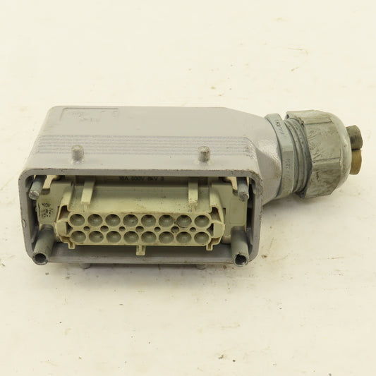 ILME 500V 16 Pin Female Connector Angle Side Entry Hood  Assembly