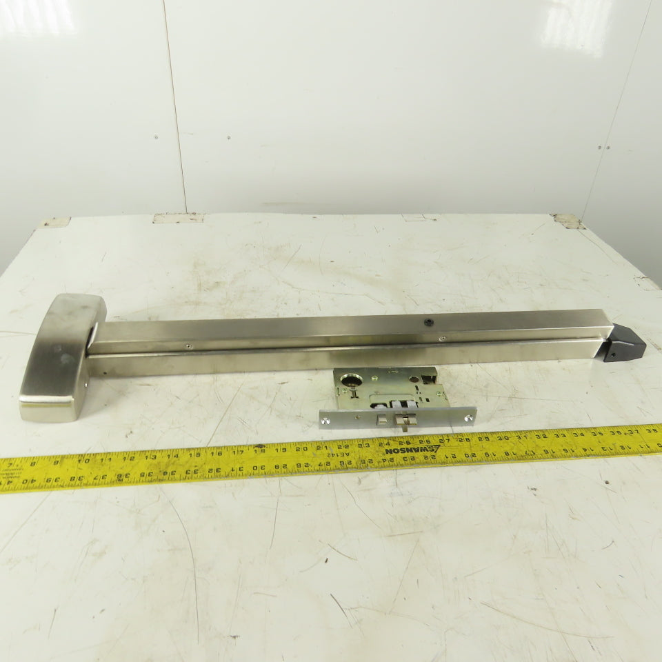 Arrow S3900 Right Handed Push Bar Exit Device Stainless Steel 30"