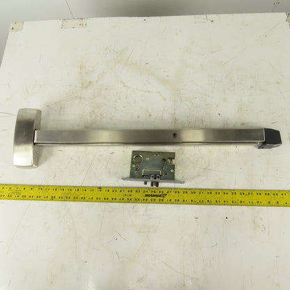 Arrow S3900 Right Handed Push Bar Exit Device Stainless Steel 30"