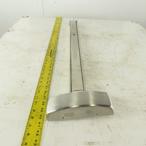Arrow S3903 Left Handed Push Bar Exit Device Stainless Steel Finish 32D