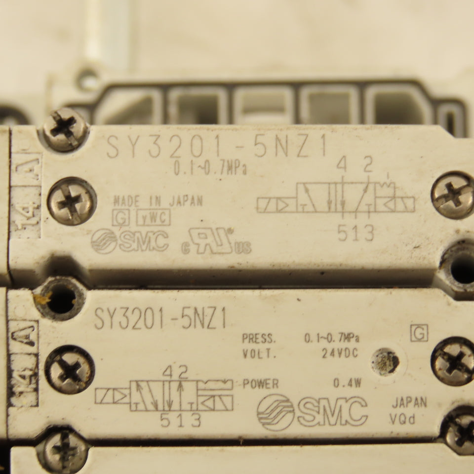 SMC SY3201-5NZ1 Pneumatic Solenoid Valve Assembly Parts/Repair