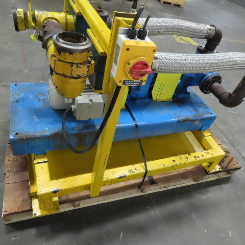 Viking Pump LQ4124B 3" Positive Displacement Cast Iron Pump Assembly 7.5Hp 3ph