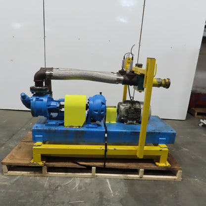 Viking Pump LQ4124B 3" Positive Displacement Cast Iron Pump Assembly 7.5Hp 3ph