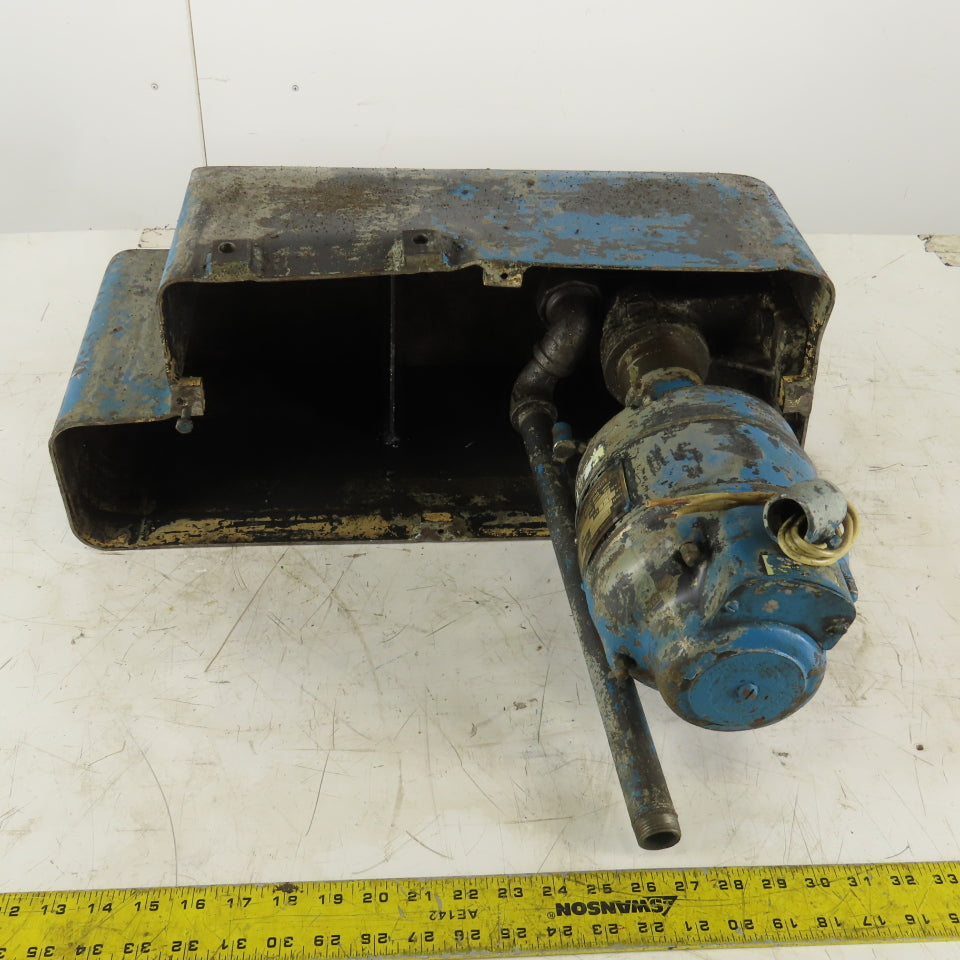 Gusher Model UL 220V 1/4Hp 1725RPM 3Ph Coolant Pump 7 Gal Reservoir