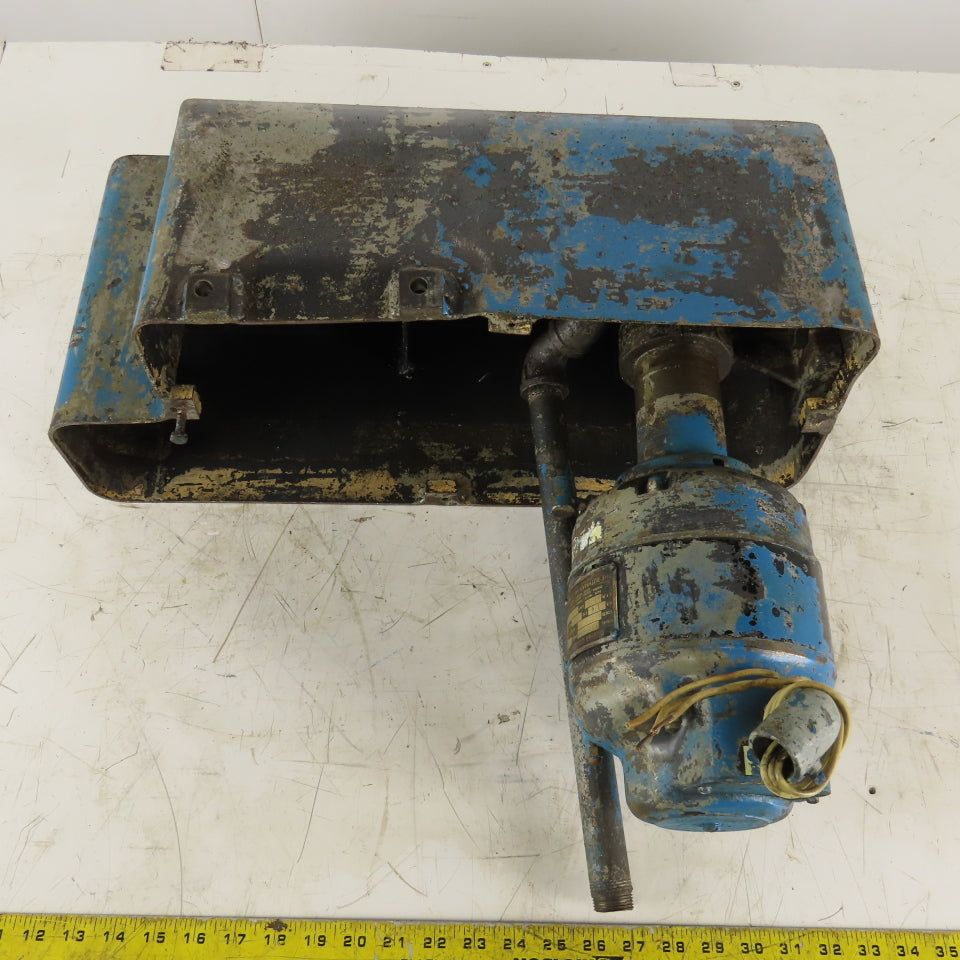 Gusher Model UL 220V 1/4Hp 1725RPM 3Ph Coolant Pump 7 Gal Reservoir