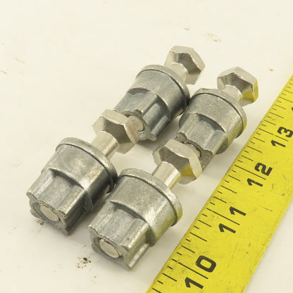 Quantum Storage 5/16" x 1-1/2" Modular Shelving Rack Leveling Feet Lot Of 4