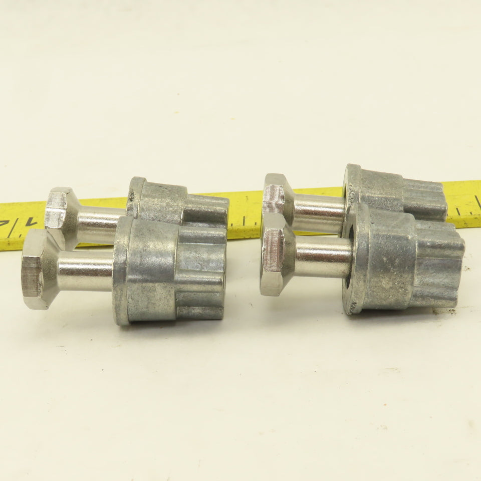 Quantum Storage 5/16" x 1-1/2" Modular Shelving Rack Leveling Feet Lot Of 4