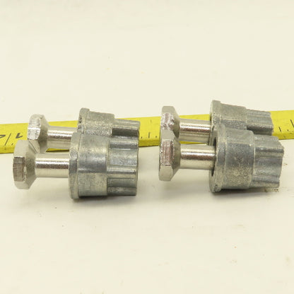 Quantum Storage 5/16" x 1-1/2" Modular Shelving Rack Leveling Feet Lot Of 4