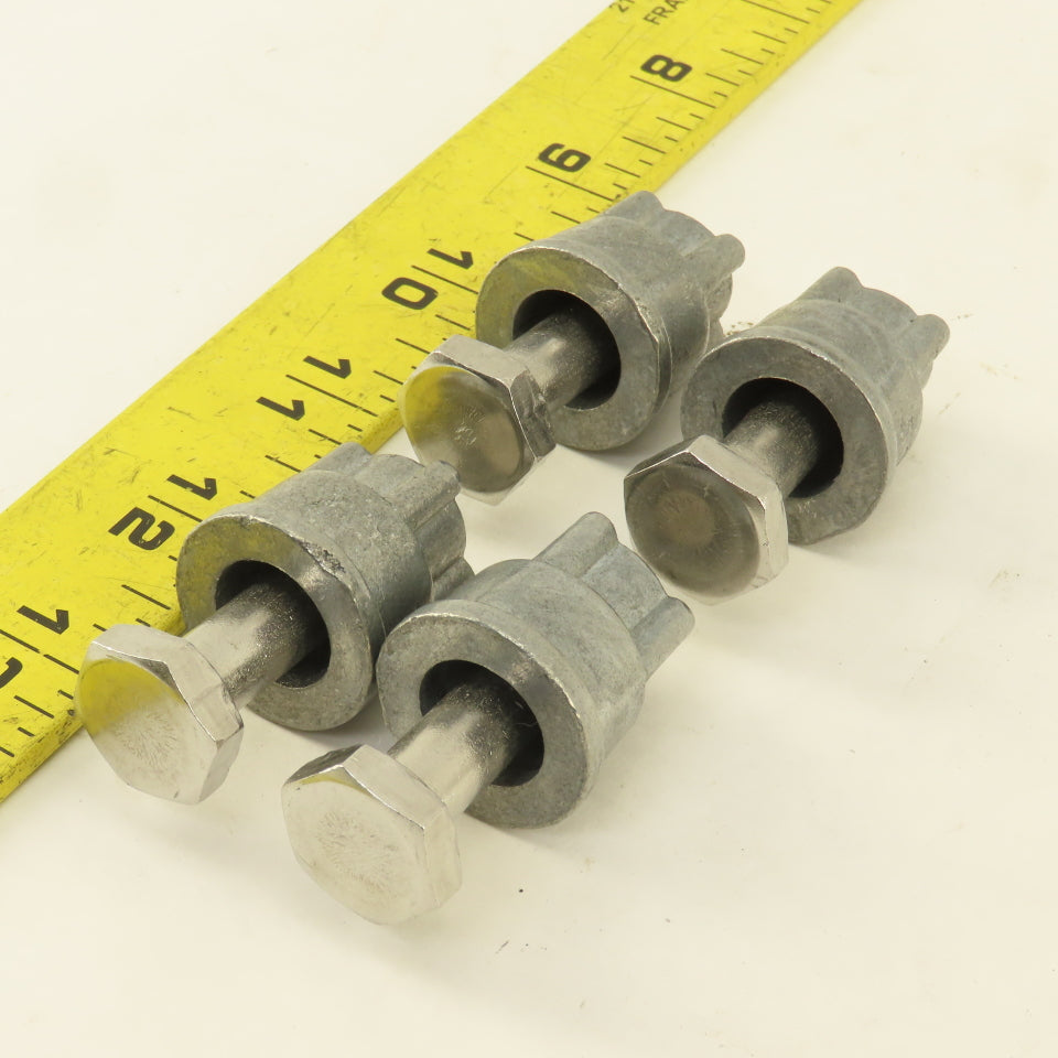 Quantum Storage 5/16" x 1-1/2" Modular Shelving Rack Leveling Feet Lot Of 4