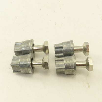 Quantum Storage 5/16" x 1-1/2" Modular Shelving Rack Leveling Feet Lot Of 4
