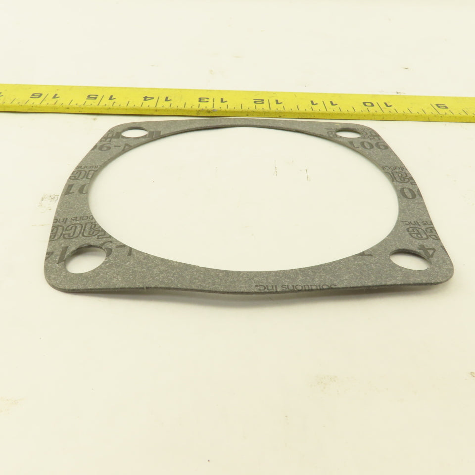 4-1/8" ID Flange Gasket 3-1/2" Hole Centers 0.0325" Thick Lot Of 10