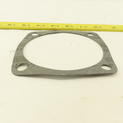 4-1/8" ID Flange Gasket 3-1/2" Hole Centers 0.0325" Thick Lot Of 10