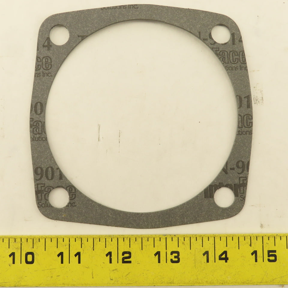 4-1/8" ID Flange Gasket 3-1/2" Hole Centers 0.0325" Thick Lot Of 10