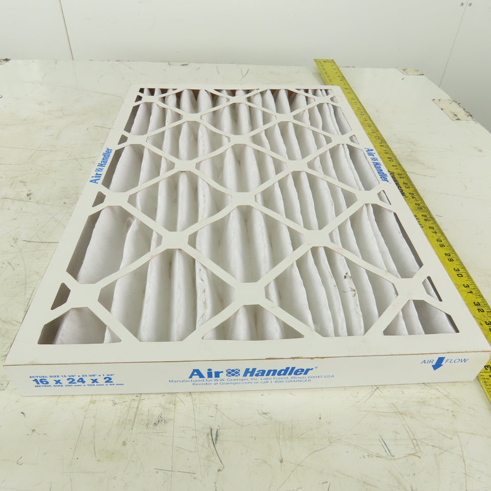 Air Handler 6B952 Pleated Air Filter,16x24x2 MERV 8 Lot of 11