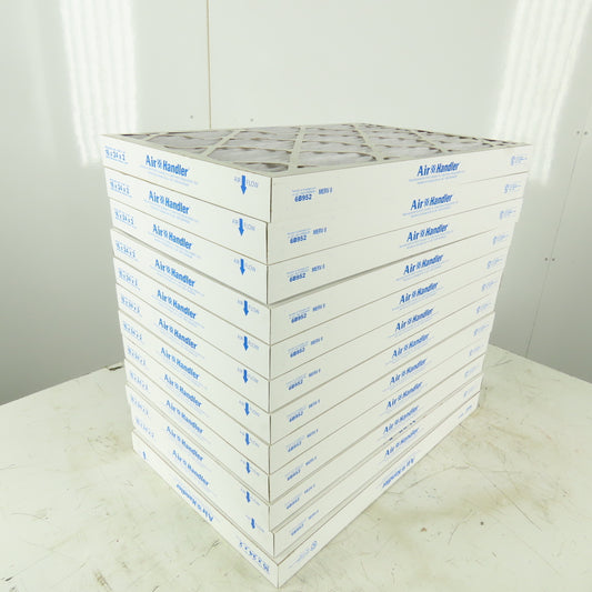 Air Handler 6B952 Pleated Air Filter,16x24x2 MERV 8 Lot of 11