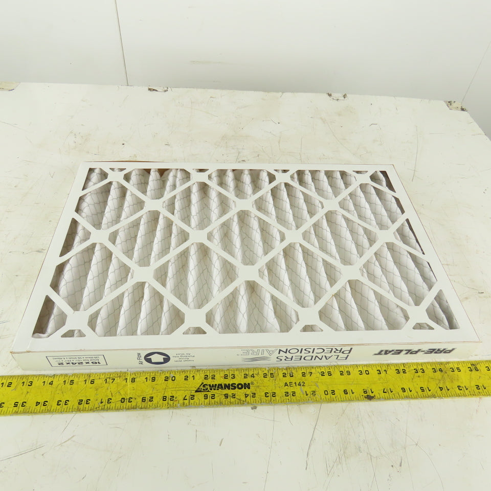 Flanders Model 40 Pleated Air Filter 16x24x2 Standard Capacity Lot of 12