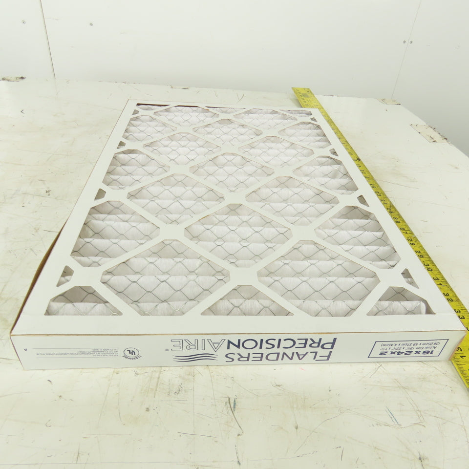 Flanders Model 40 Pleated Air Filter 16x24x2 Standard Capacity Lot of 12