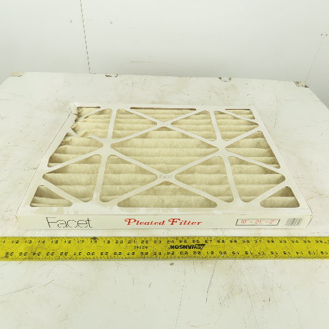 Facet FME 40 Pleated Air Filter 18x24x2 Heavy Duty Extended Life Lot of 12