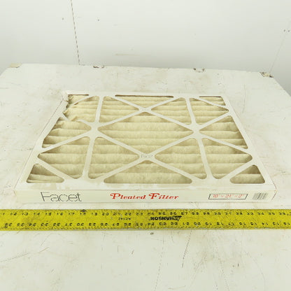 Facet FME 40 Pleated Air Filter 18x24x2 Heavy Duty Extended Life Lot of 12