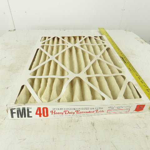 Facet FME 40 Pleated Air Filter 18x24x2 Heavy Duty Extended Life Lot of 12