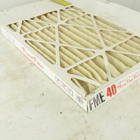 Facet FME 40 Pleated Air Filter 18x24x2 Heavy Duty Extended Life Lot of 12