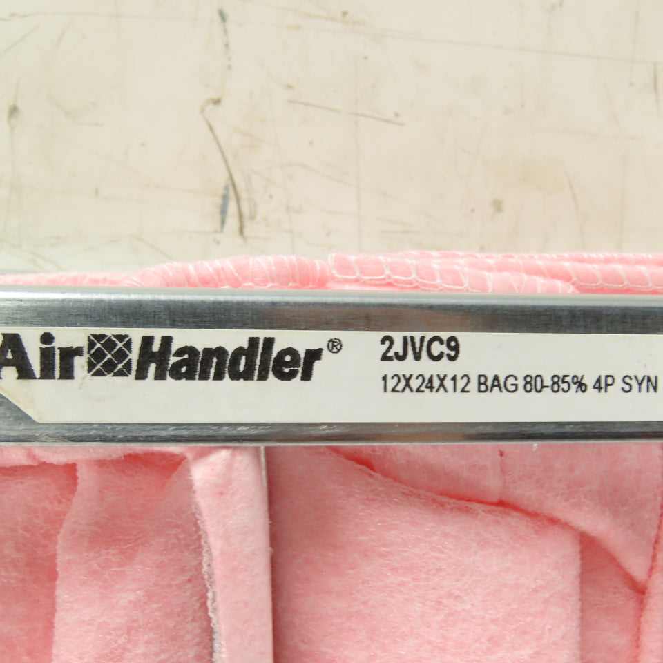 Air Handler 2JVC9 12x24x22 Bag Filter 80-85% 4P SYN Lot of 4