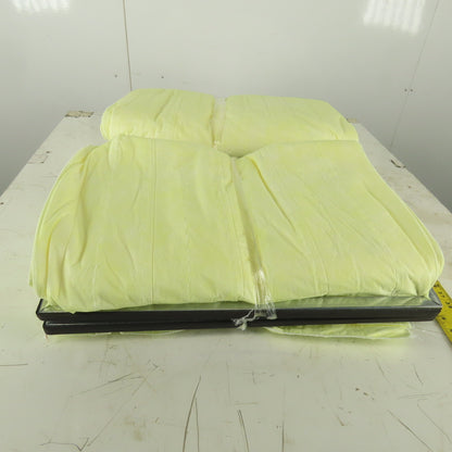 Air Handler PAP8-695SCUST 16x24x22 Bag Filter 90-95% Yellow Synthetic 6P Lot of 4