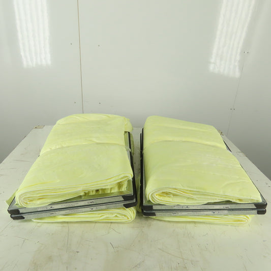 Air Handler PAP8-695SCUST 16x24x22 Bag Filter 90-95% Yellow Synthetic 6P Lot of 4