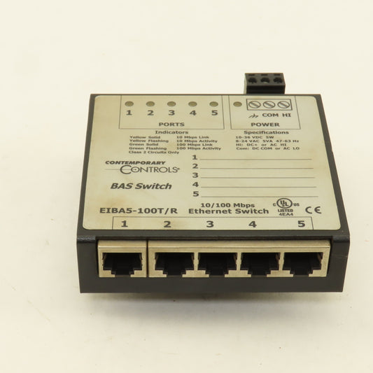 Contemporary Controls EIBA5-100T/R 10/100 Mbps Ethernet BAS Switch